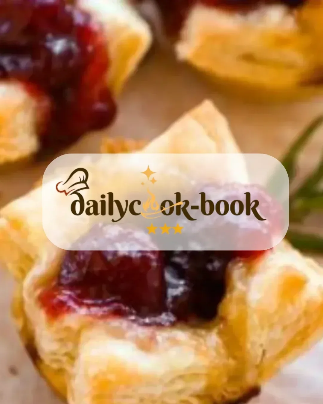 Baked Cranberry Brie Bites
