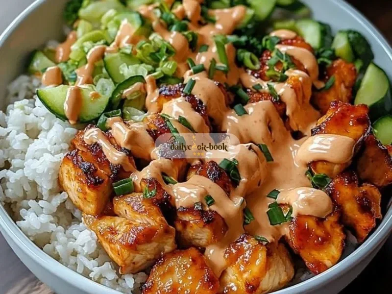 Bang Bang Chicken Bowl: A Flavor Explosion for Beginner Cooks – Paula Recipes | Recipe in 2025 | Healthy Bowls Recipes, Healthy Food Dishes, Easy Meals