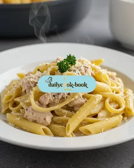 Creamy Garlic Parmesan Chicken Pasta (30-Minute Recipe!)