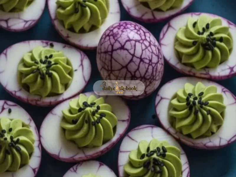 Creepy Deviled Eggs