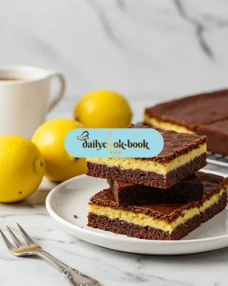 Easy Lemon Brownies Recipe