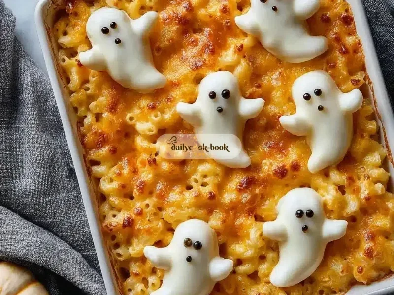 Ghoul-gheroni and Cheese: The Creamiest, Spookiest Baked Mac and Cheese for Halloween