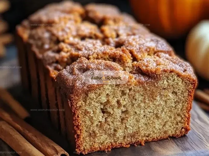 Pumpkin Spice Cinnamon Bread Recipe