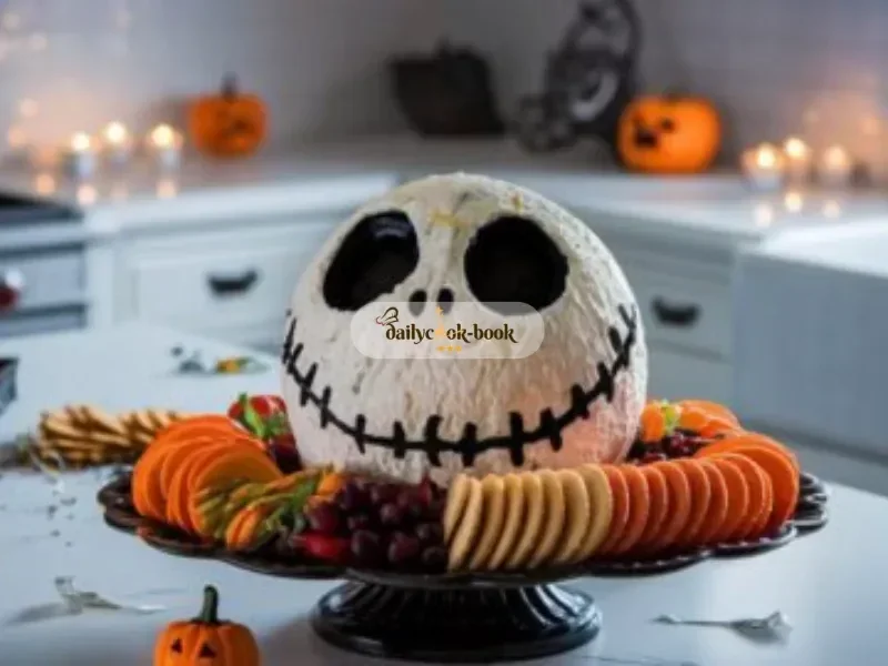 Skellington Cheese Ball Appetizer Recipe