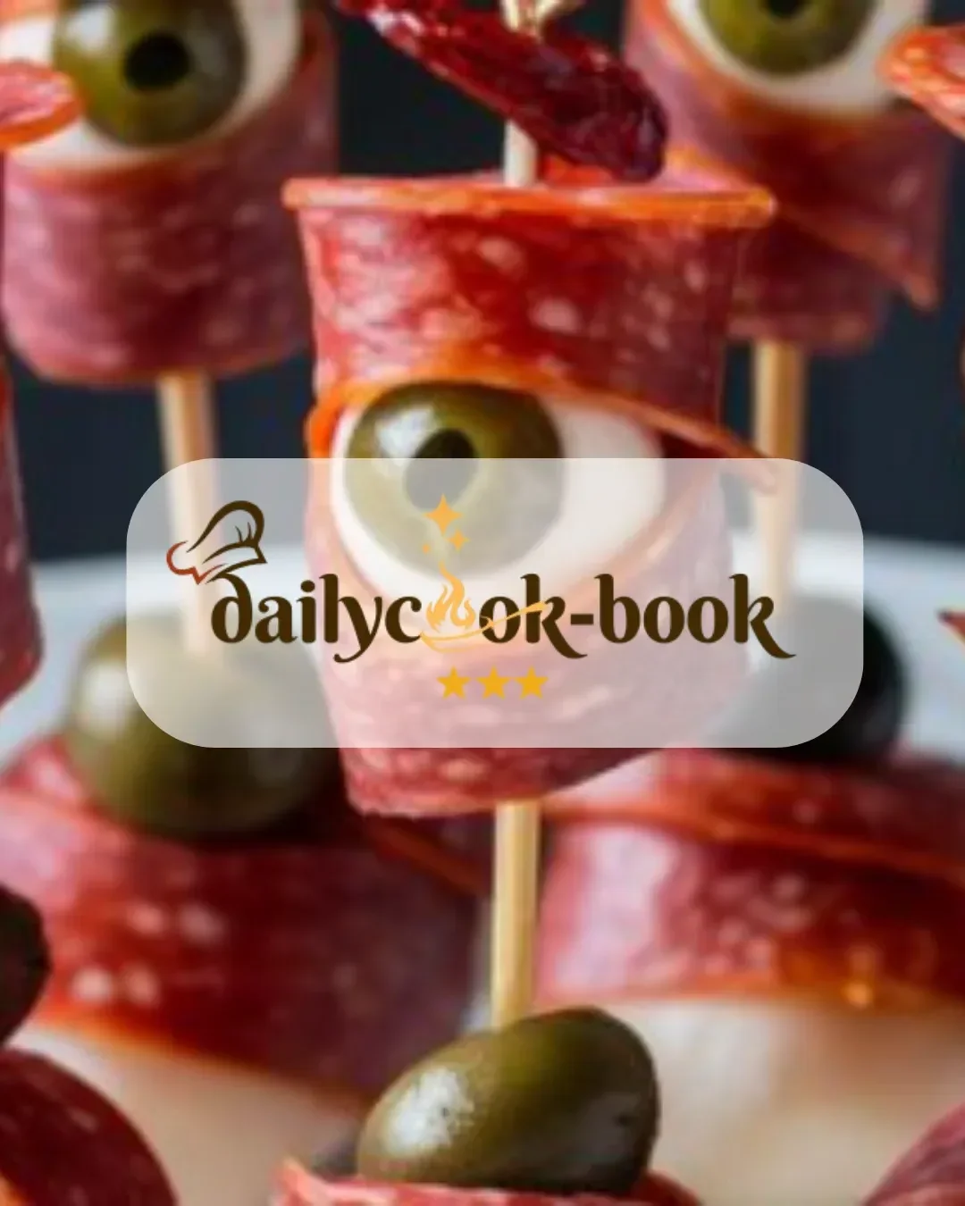 Skewered Salami Eyeballs