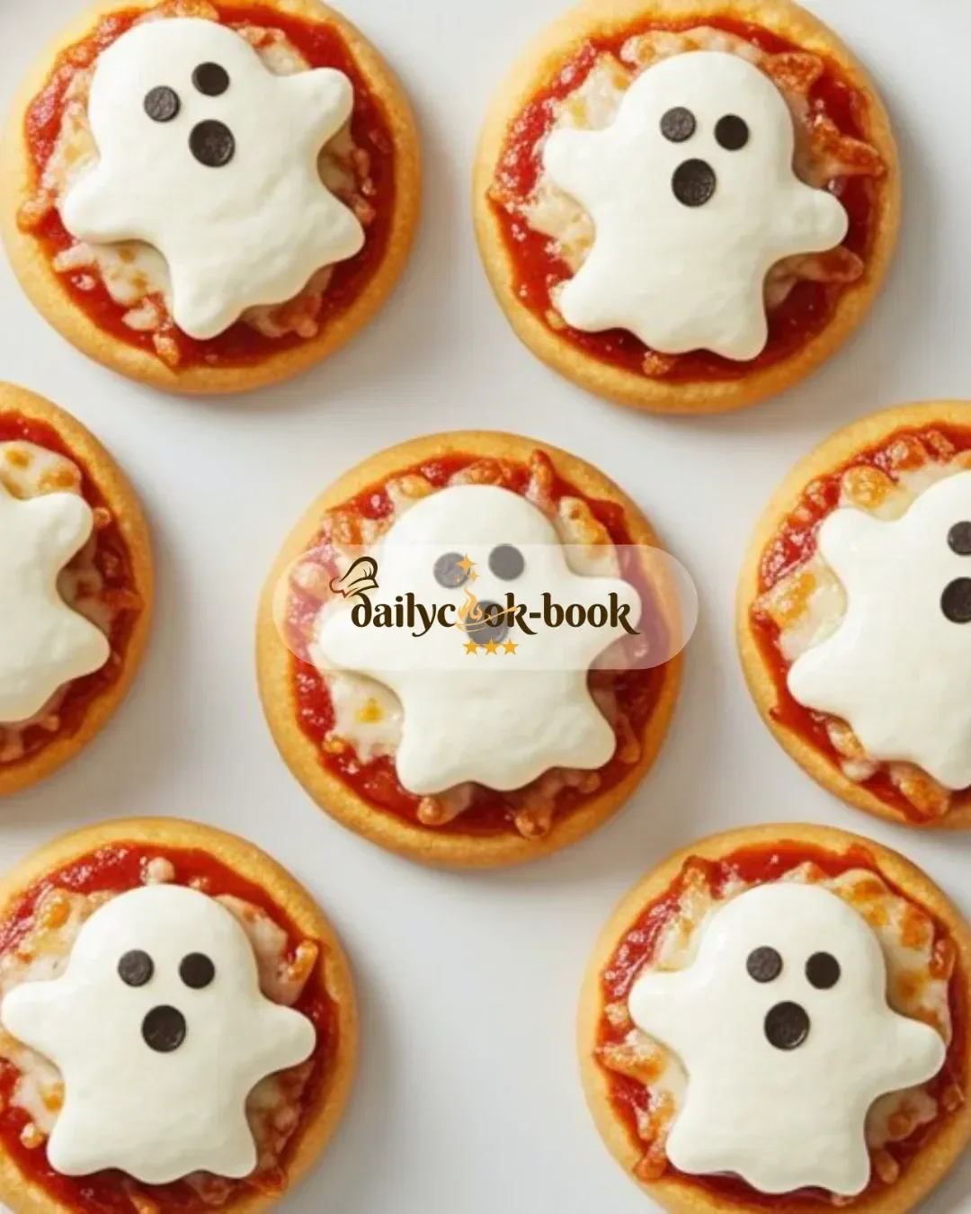 Spooktacular Mini Ghost Pizzas That Are Eerily Easy to Make