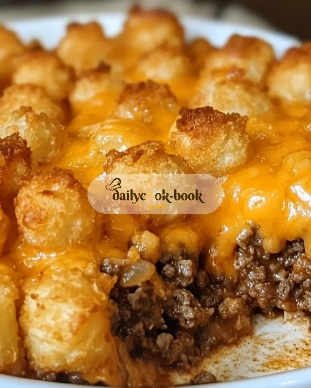 Tater Tot Casserole with Ground Beef