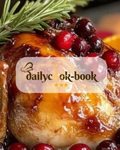 A beautifully plated unique Thanksgiving recipe to impress guests