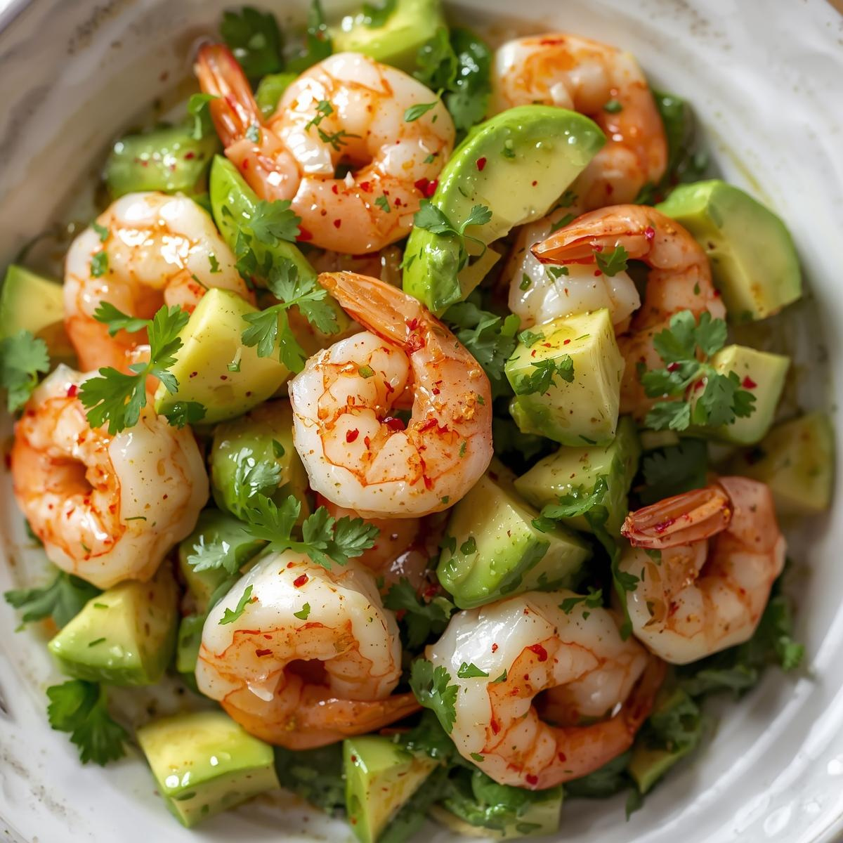 Zesty Lime Shrimp & Avocado Salad