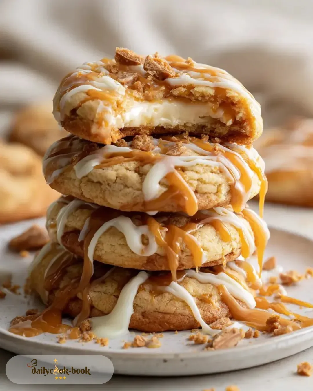 Copycat Crumbl Salted Caramel Cheesecake Cookies: Gooey, Decadent, and Utterly Irresistible