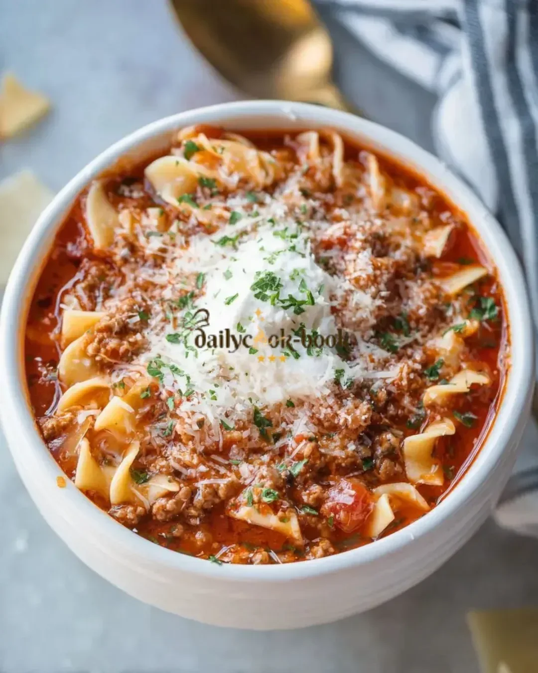 High Protein Lasagna Soup