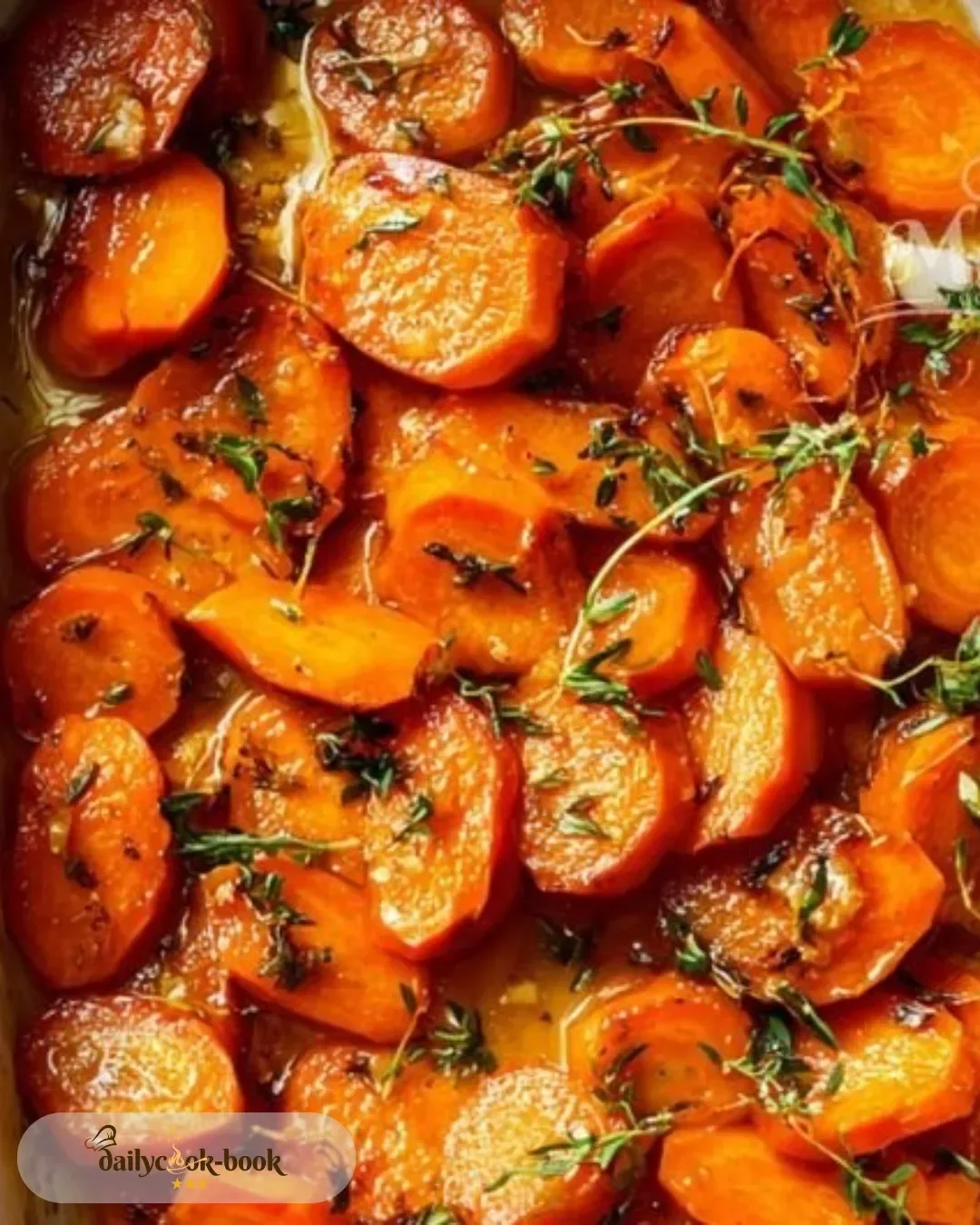 Honey Garlic Butter Roasted Carrots