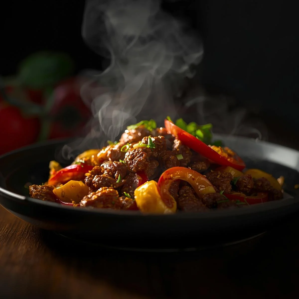 Mediterranean Ground Beef Stir-Fry