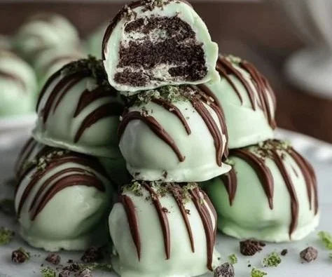 Mint Oreo Truffles